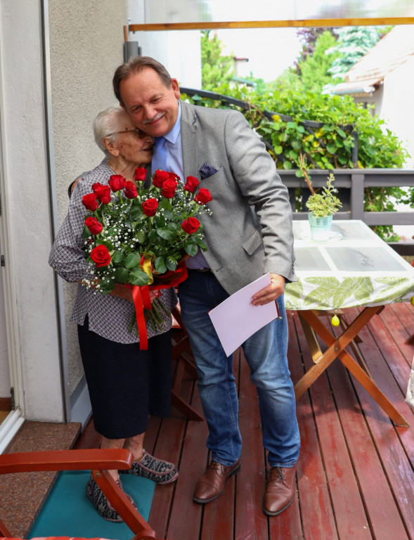 Janina Orłowska w Lublińca ma sto lat