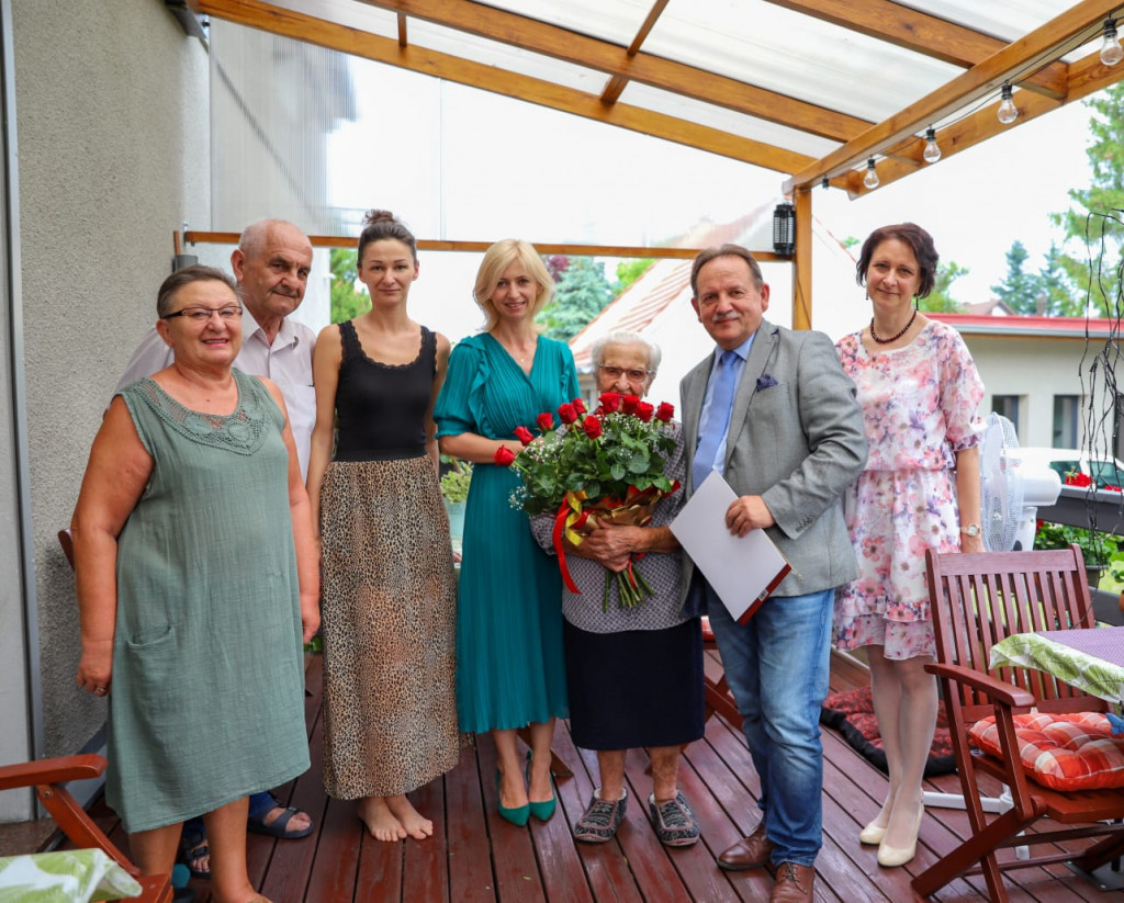 Janina Orłowska w Lublińca ma sto lat