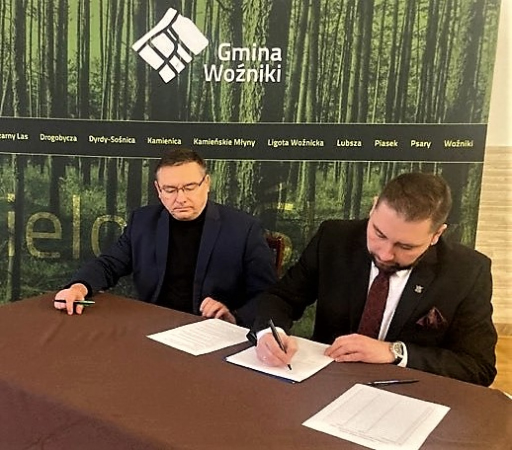 Droga Woźniki-Lubsza po przebudowie