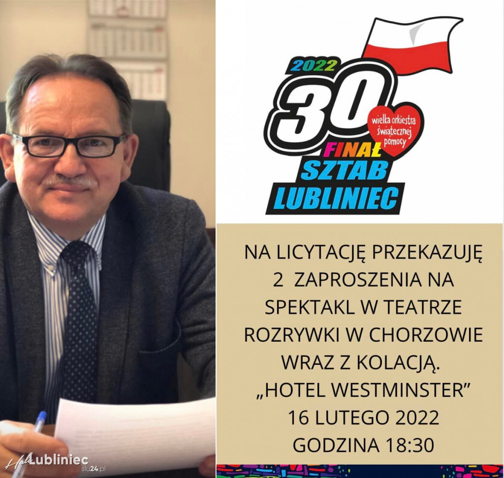 Lubliniec: władze przekazały upominki na WOŚP