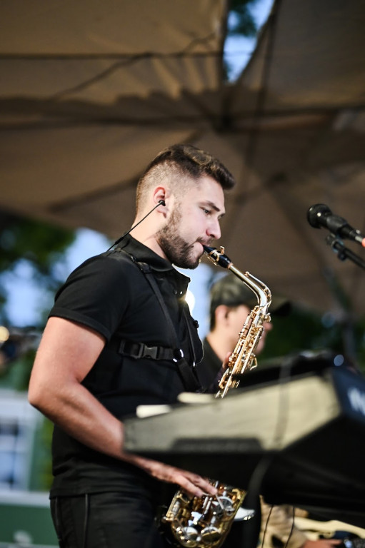 Michał Dandyk na Krzywej Scenie w Lublińcu