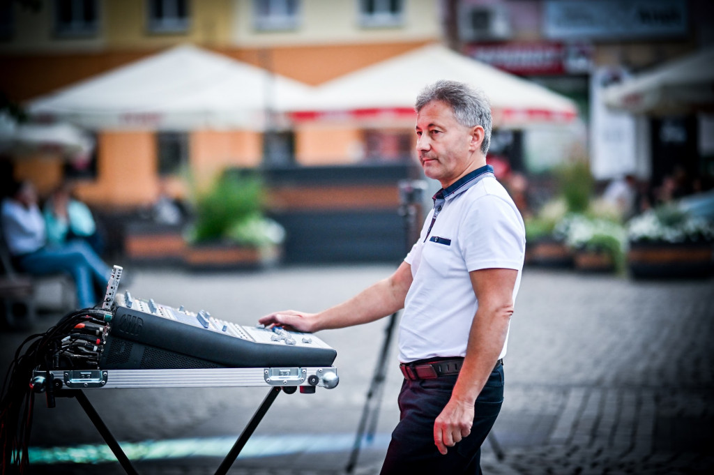 Michał Dandyk na Krzywej Scenie w Lublińcu