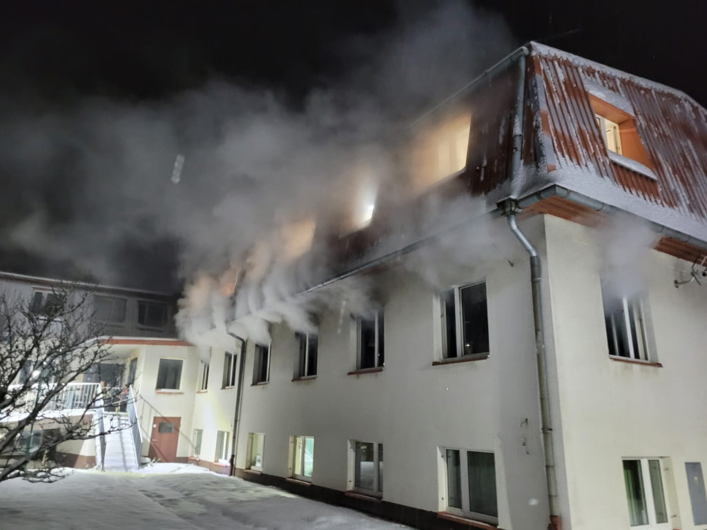 Lubliniec. Pożar w domu pomocy społecznej
