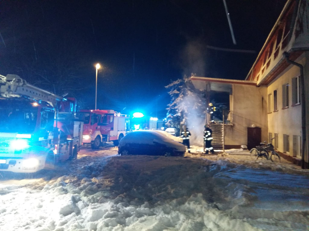 Lubliniec. Pożar w domu pomocy społecznej