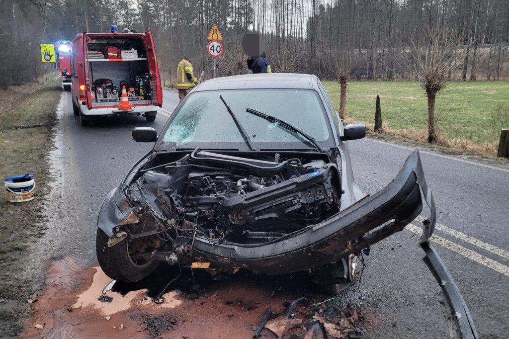 Groźny wypadek na drodze wojewódzkiej