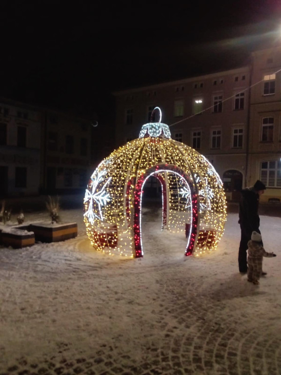 Lubliniec. Rynek w świątecznej odsłonie