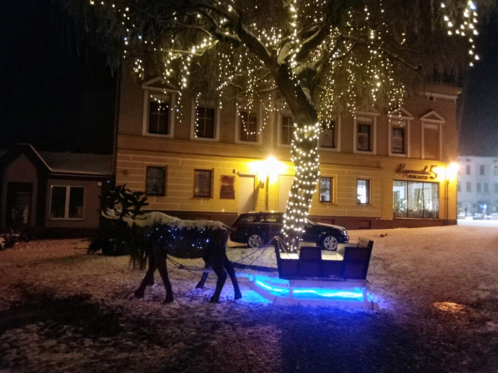 Lubliniec. Rynek w świątecznej odsłonie