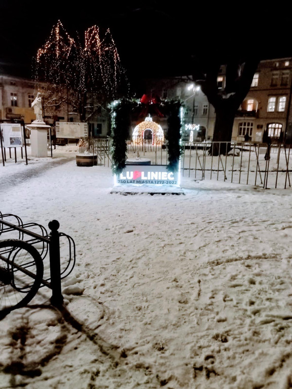 Lubliniec. Rynek w świątecznej odsłonie