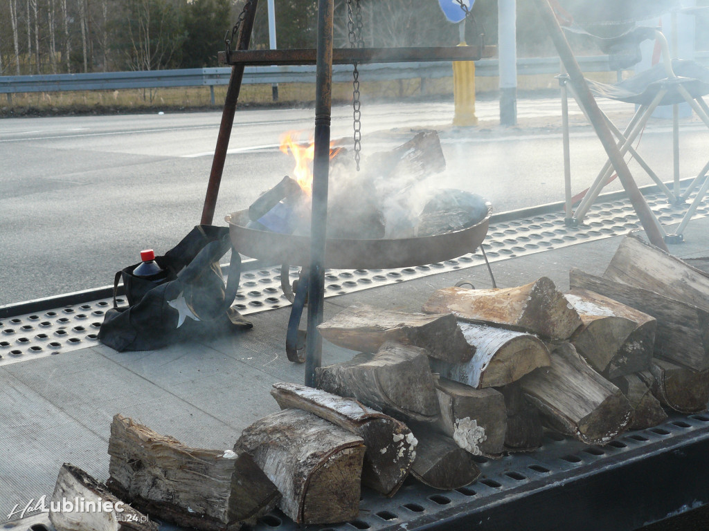 Lubliniec. Protest w sprawie S11 na DK 11