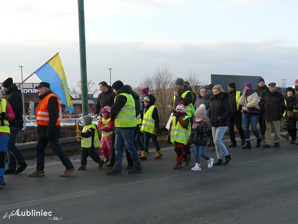 Lubliniec. Protest w sprawie S11 na DK 11