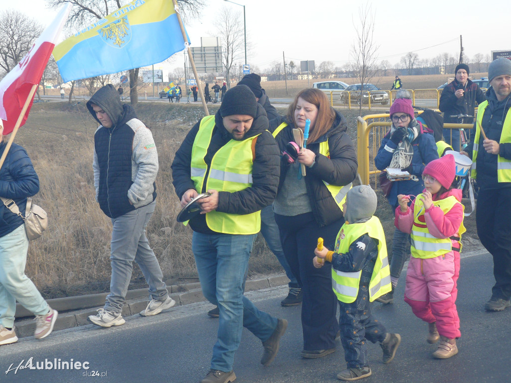 Lubliniec. Protest w sprawie S11 na DK 11