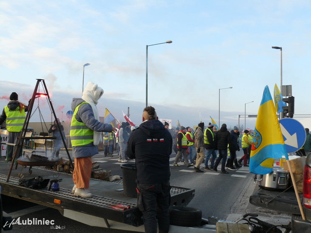 Lubliniec. Protest w sprawie S11 na DK 11