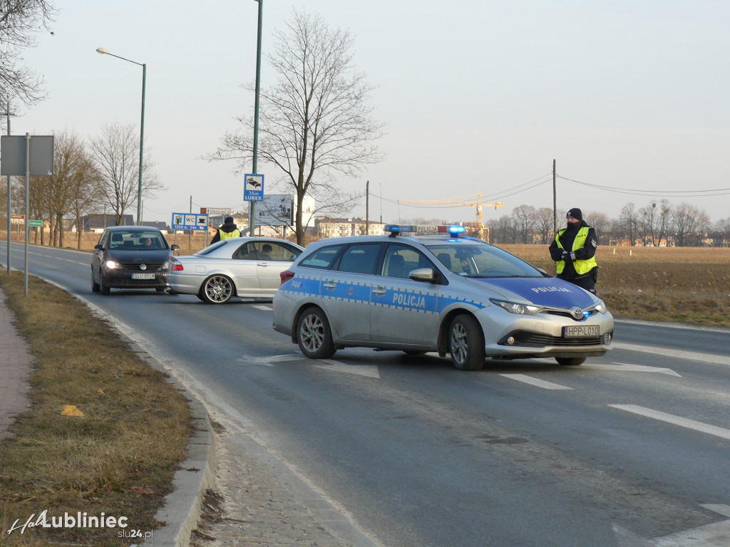 Lubliniec. Protest w sprawie S11 na DK 11