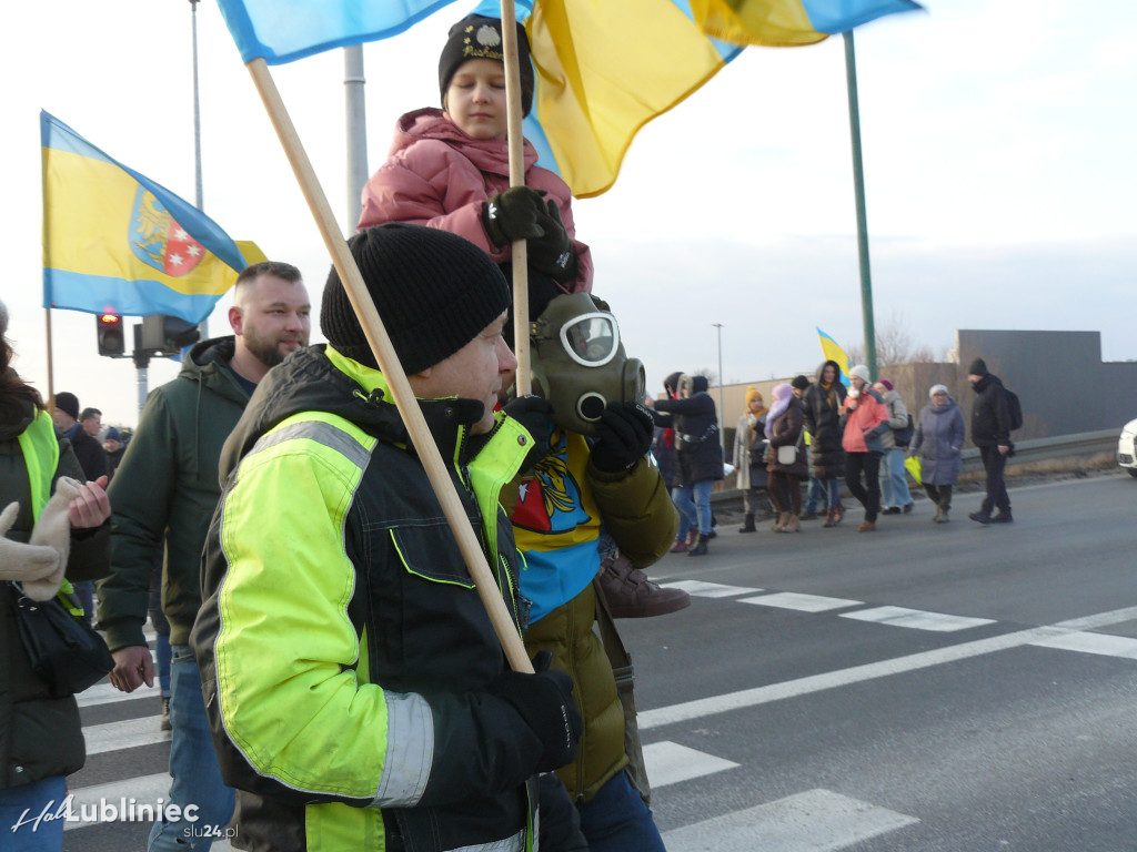 Lubliniec. Protest w sprawie S11 na DK 11