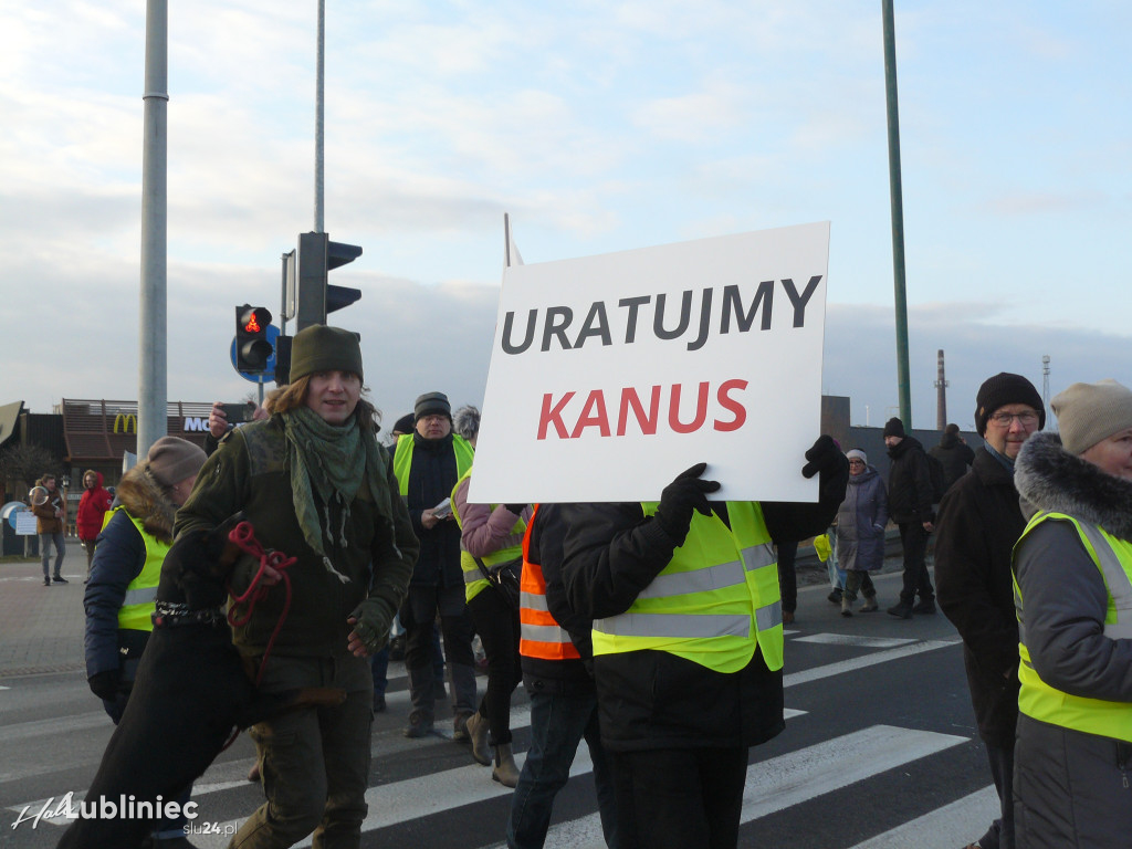 Lubliniec. Protest w sprawie S11 na DK 11