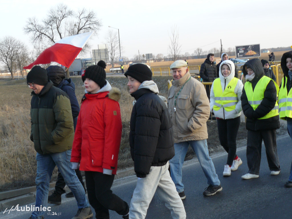 Lubliniec. Protest w sprawie S11 na DK 11