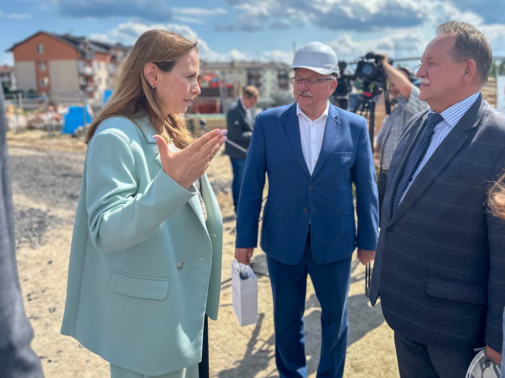 Rośnie osiedle. Z wizytą przyjechała minister