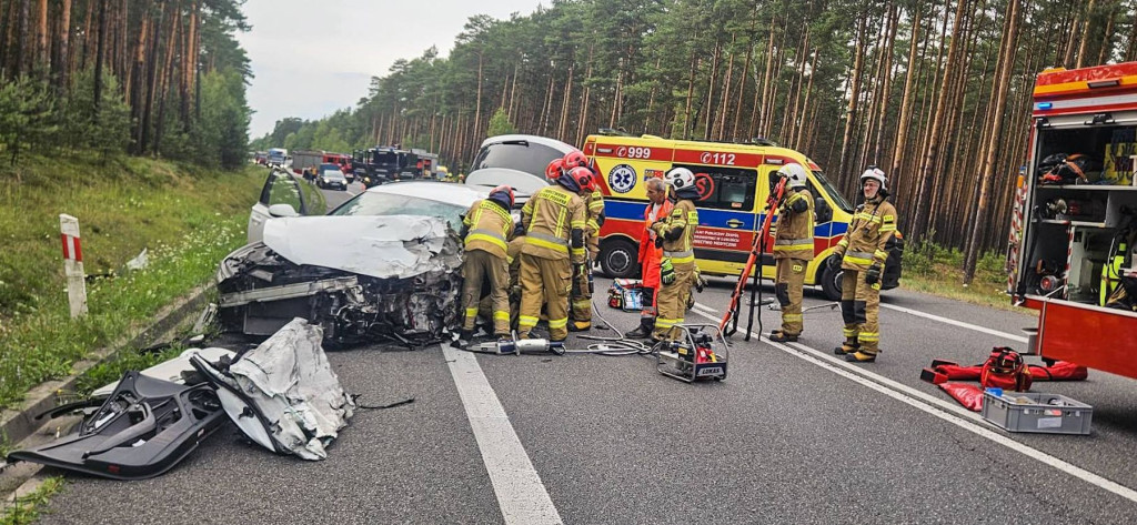Lubliniec. Wypadek, poszkodowana kobieta w ciąży