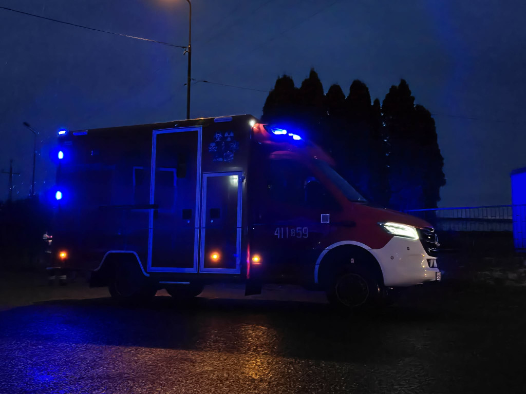 Pożar w Sadowie. Kilkadziesiąt zastępów strażackich