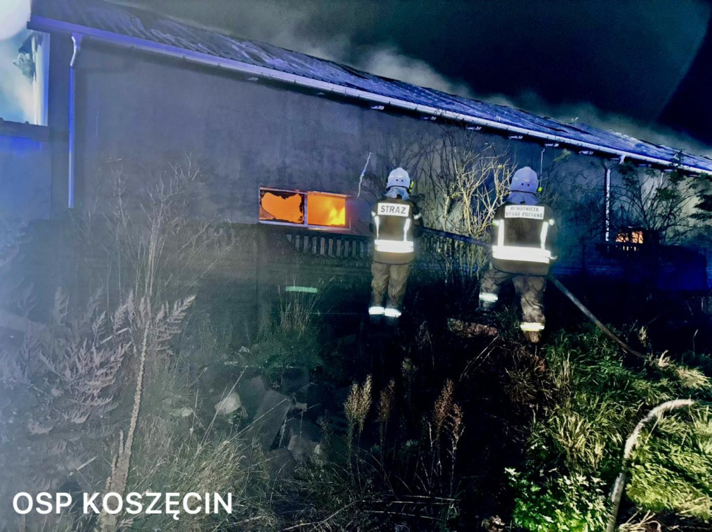 Pożar w Sadowie. Kilkadziesiąt zastępów strażackich