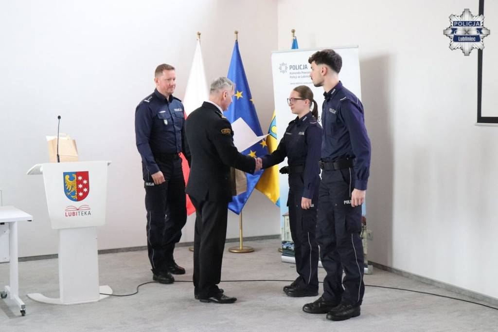 Lubliniec. Policja podsumowała, strażacy wyróżnili