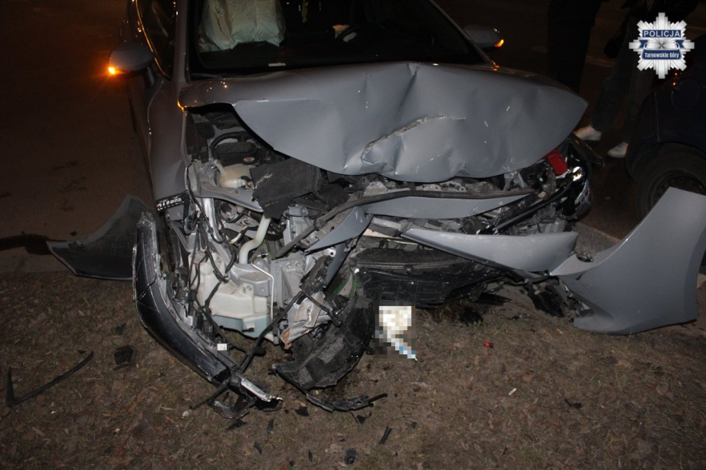 Zderzenie na obwodnicy, poszkodowany nasz mieszkaniec