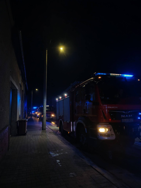 Powiat lubliniecki. Pożar w piwnicy