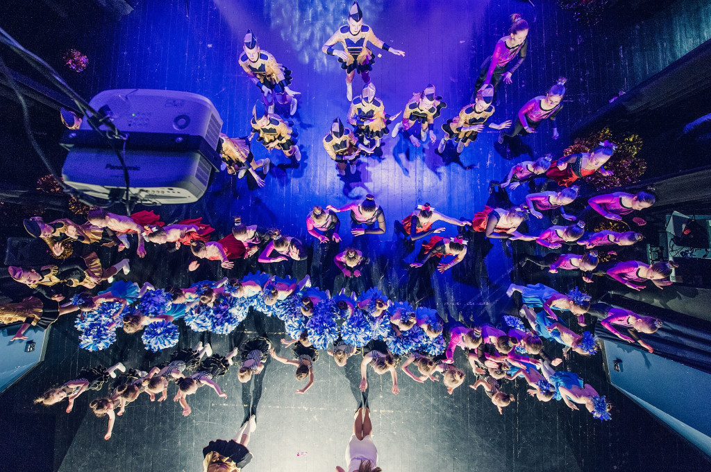 Lubliniec. Mażoretki Szafir na scenie