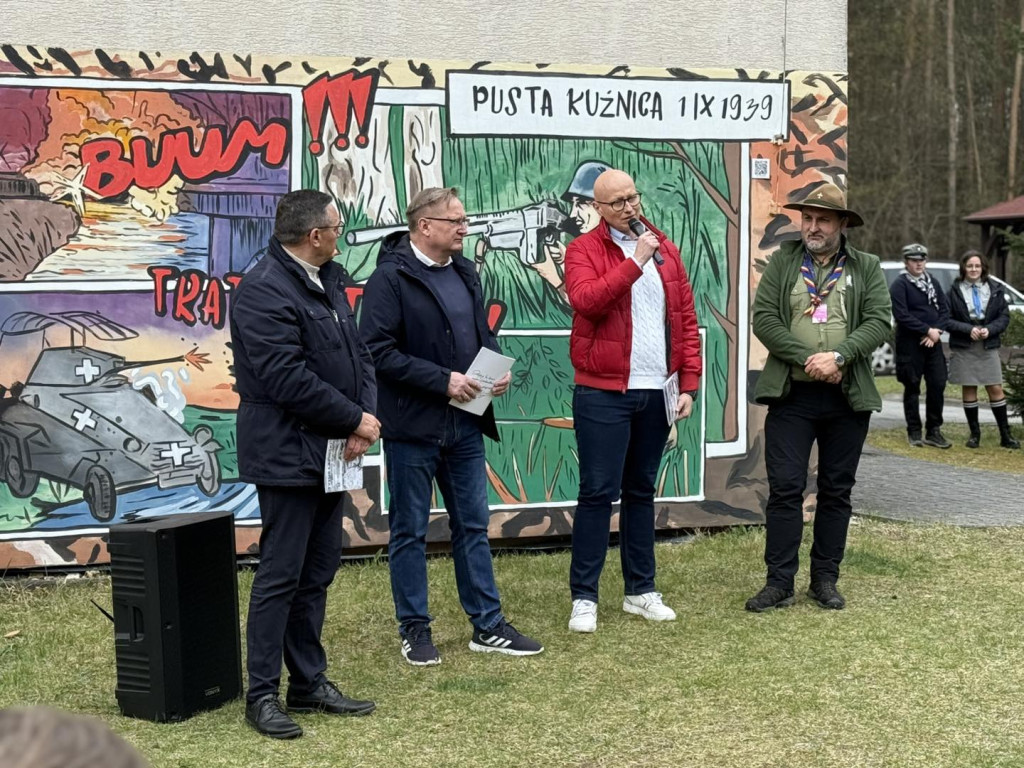 Lubliniec. Odsłonięcie pomnika, komiks i...