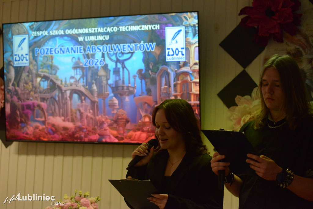 Pożegnanie maturzystów w ZSOT w Lublińcu