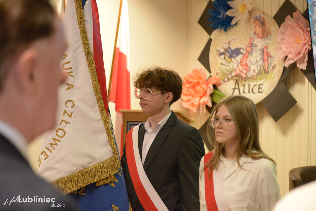 Pożegnanie maturzystów w ZSOT w Lublińcu