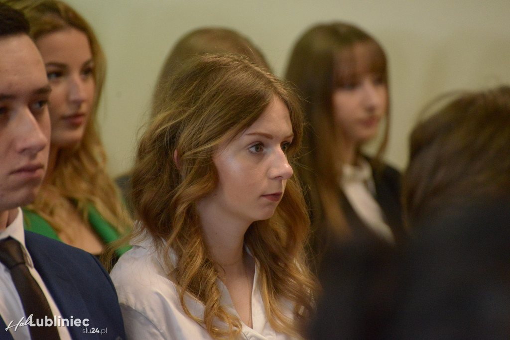 Pożegnanie maturzystów w ZSOT w Lublińcu