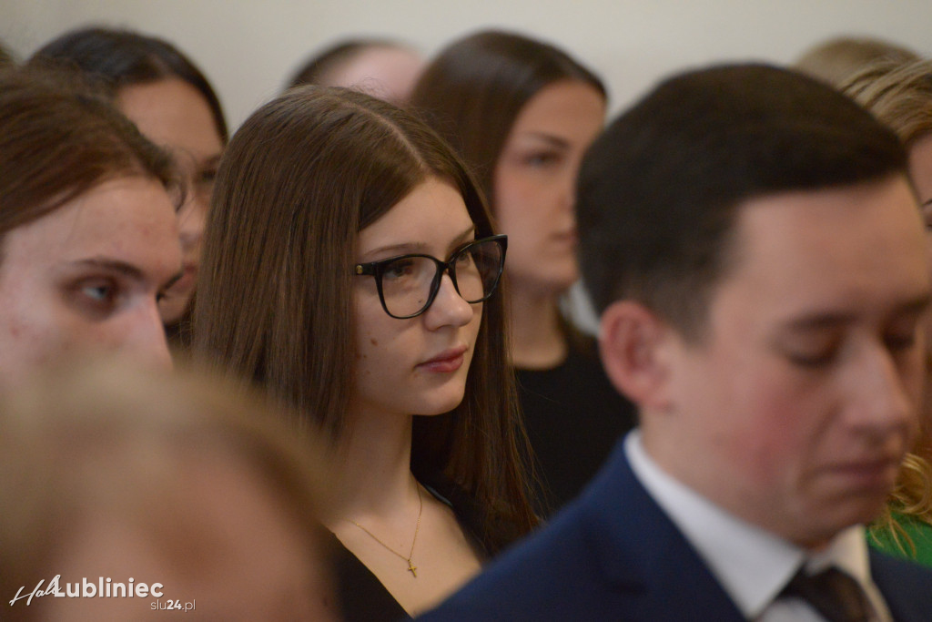 Pożegnanie maturzystów w ZSOT w Lublińcu
