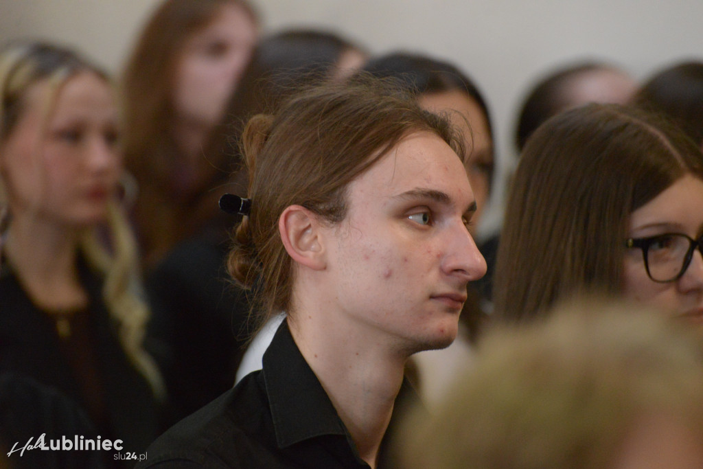 Pożegnanie maturzystów w ZSOT w Lublińcu