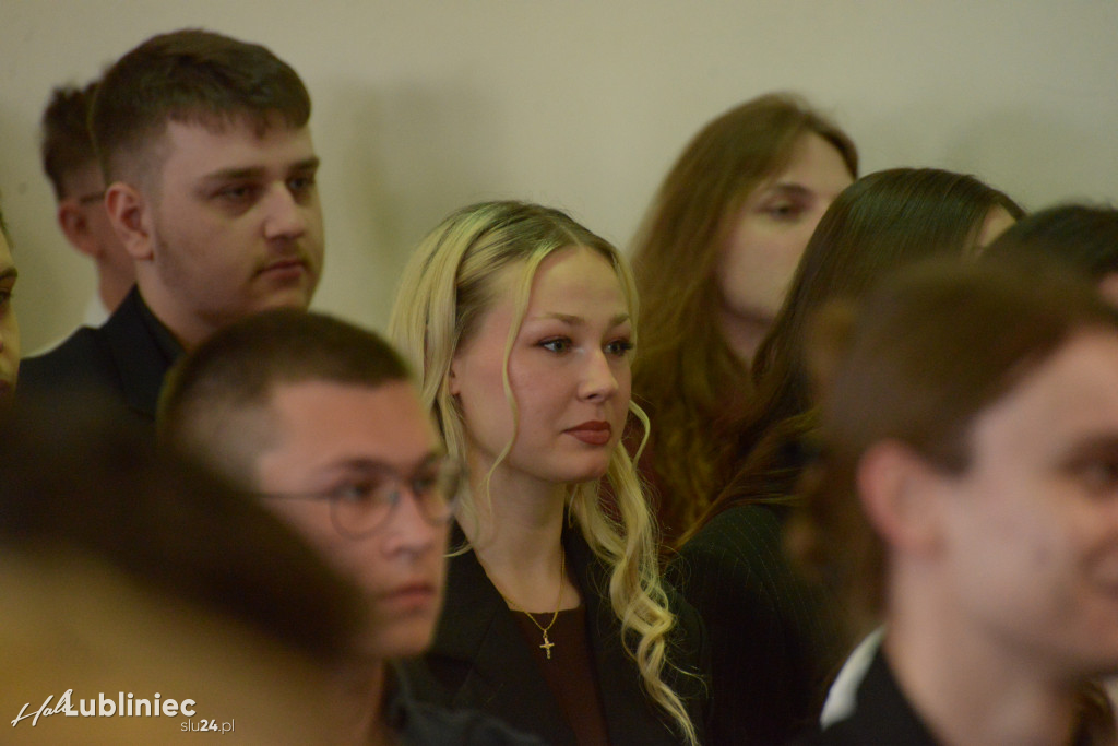 Pożegnanie maturzystów w ZSOT w Lublińcu