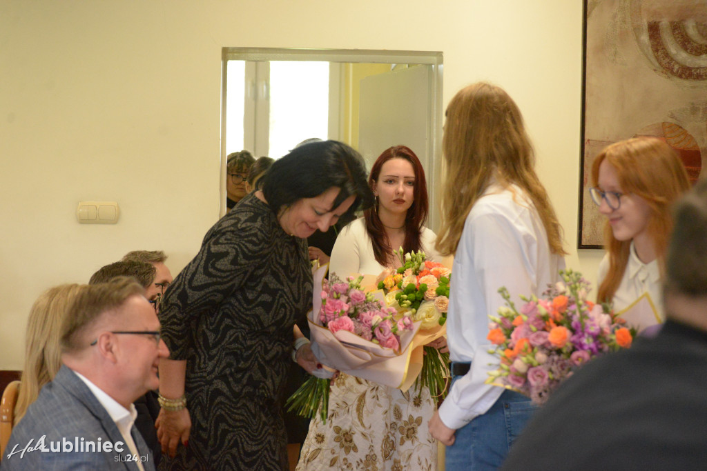 Pożegnanie maturzystów w ZSOT w Lublińcu