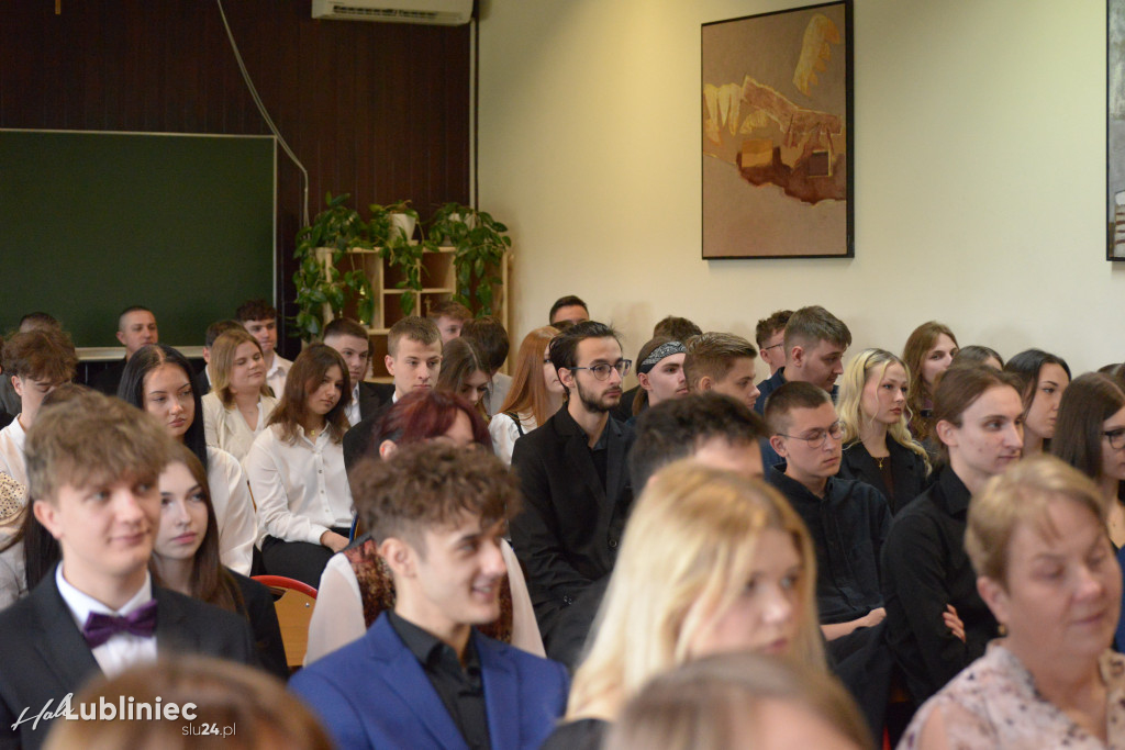 Pożegnanie maturzystów w ZSOT w Lublińcu