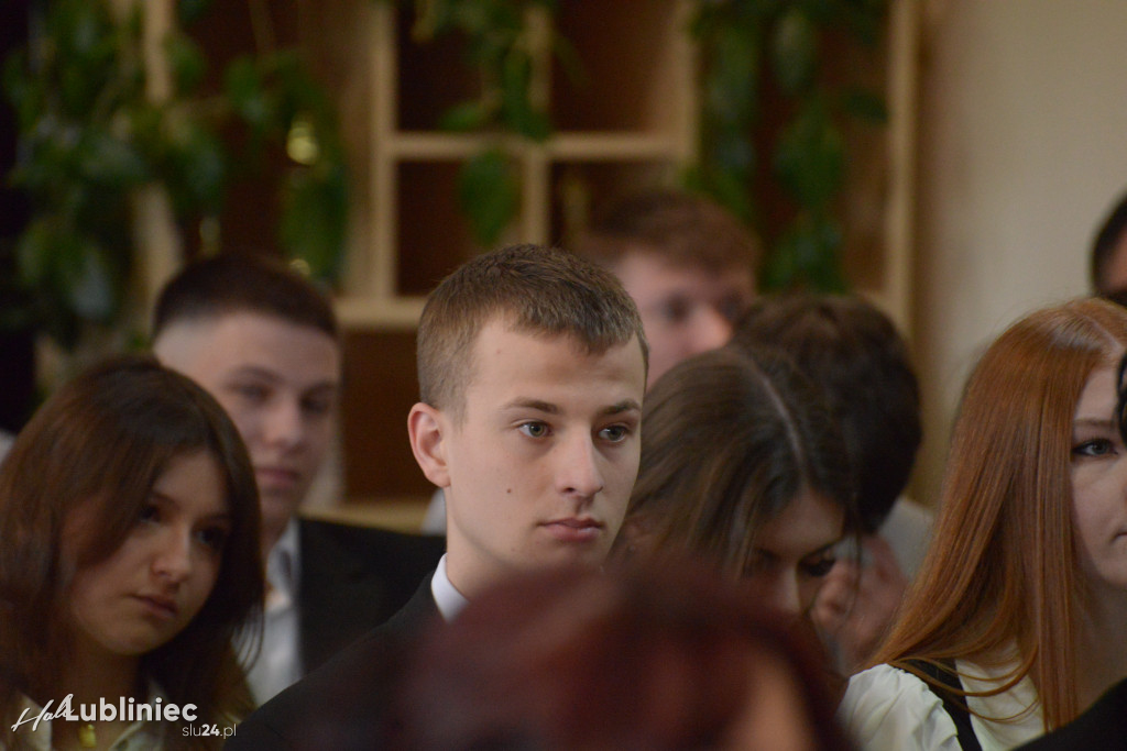 Pożegnanie maturzystów w ZSOT w Lublińcu