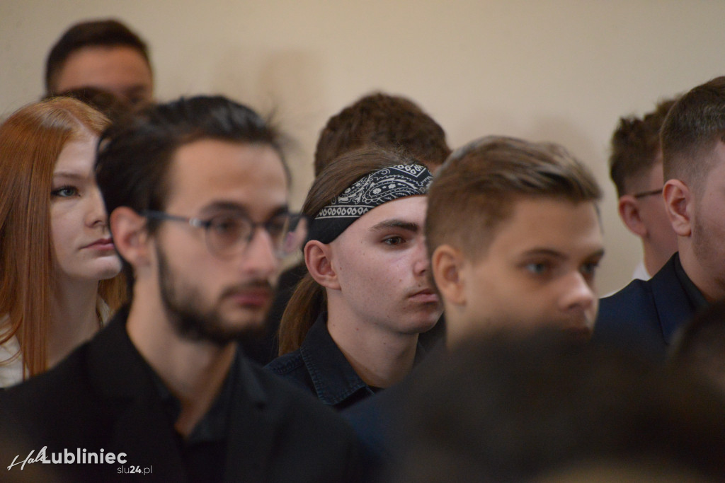 Pożegnanie maturzystów w ZSOT w Lublińcu