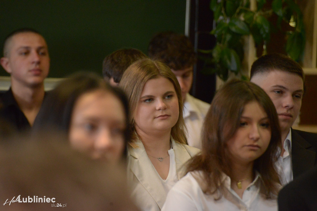 Pożegnanie maturzystów w ZSOT w Lublińcu