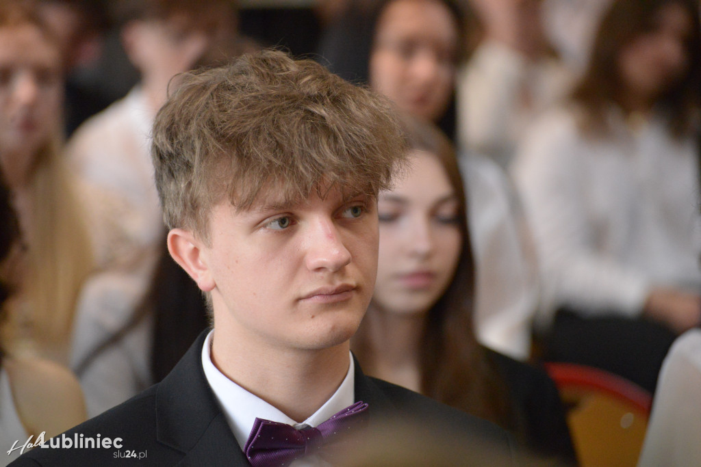 Pożegnanie maturzystów w ZSOT w Lublińcu