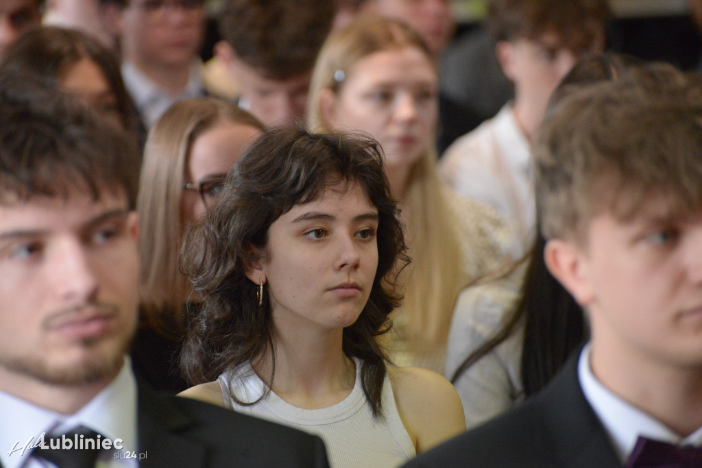 Pożegnanie maturzystów w ZSOT w Lublińcu