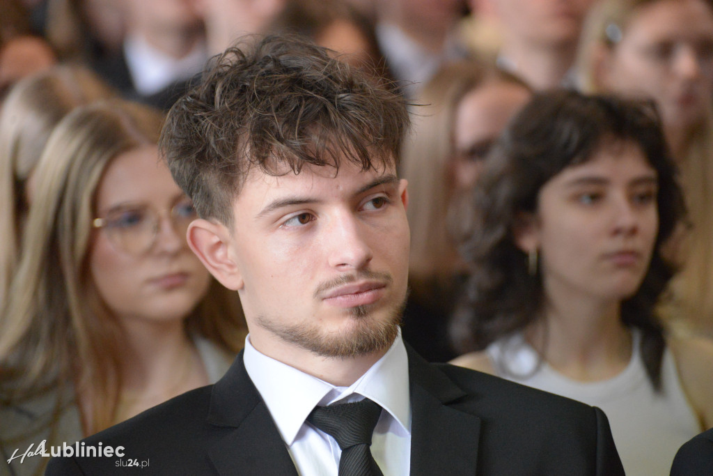 Pożegnanie maturzystów w ZSOT w Lublińcu