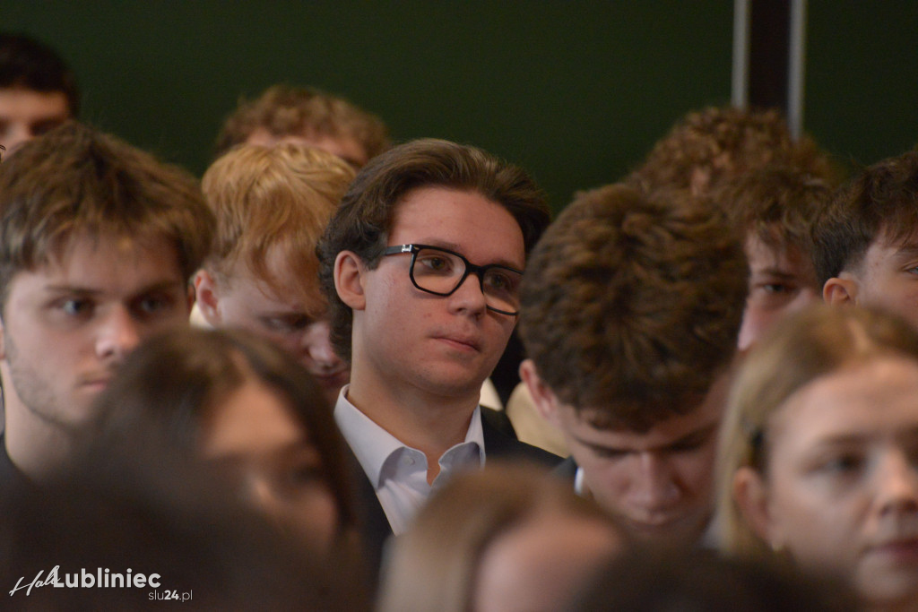 Pożegnanie maturzystów w ZSOT w Lublińcu