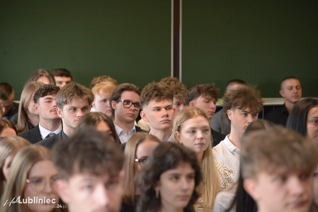 Pożegnanie maturzystów w ZSOT w Lublińcu