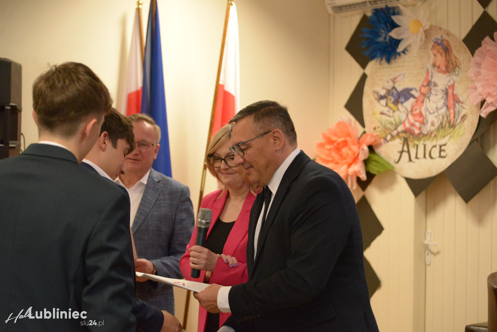 Pożegnanie maturzystów w ZSOT w Lublińcu