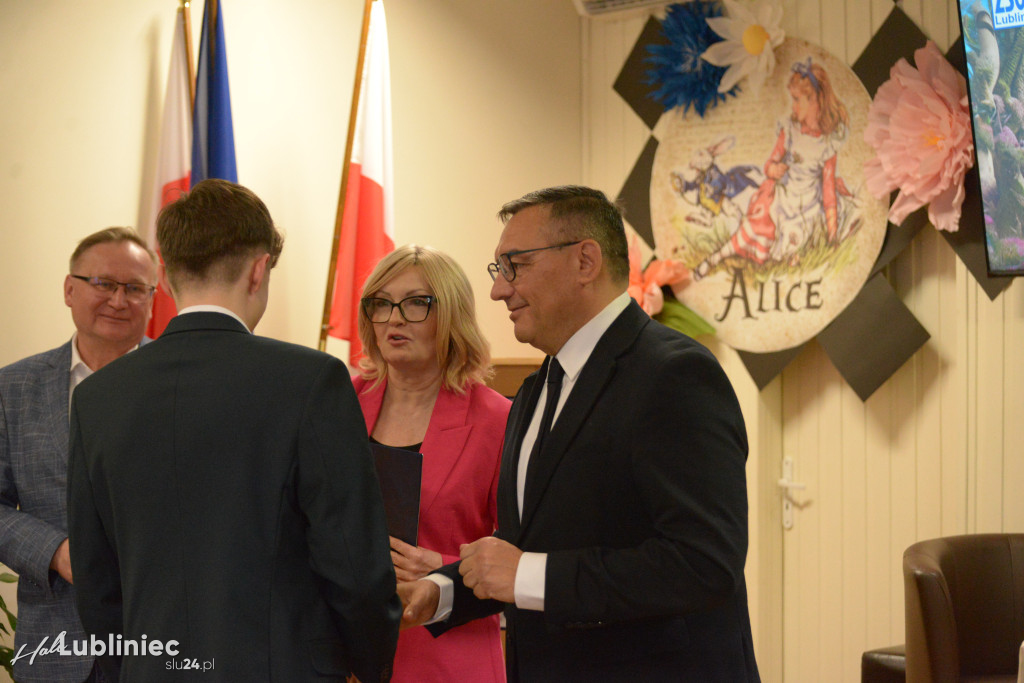 Pożegnanie maturzystów w ZSOT w Lublińcu