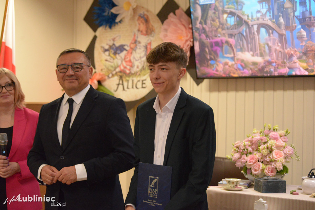 Pożegnanie maturzystów w ZSOT w Lublińcu