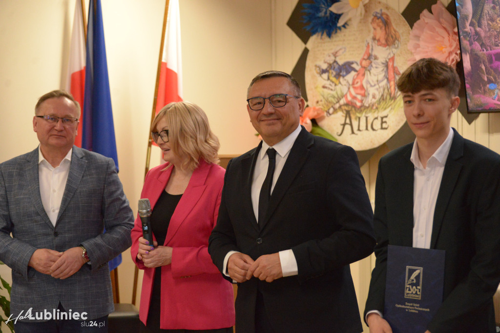 Pożegnanie maturzystów w ZSOT w Lublińcu