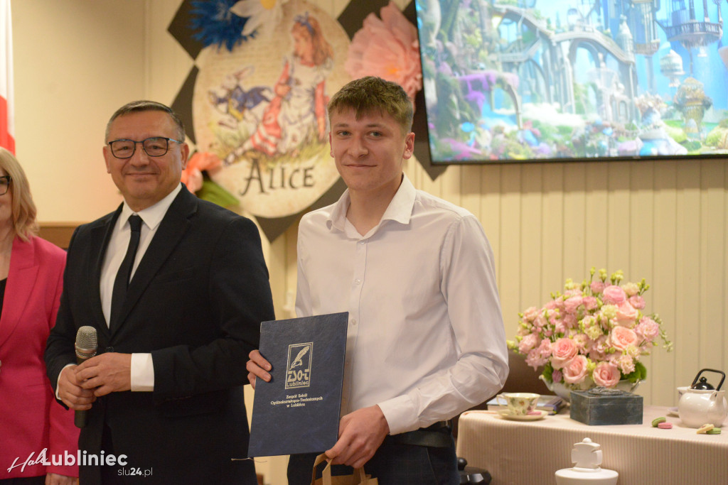 Pożegnanie maturzystów w ZSOT w Lublińcu